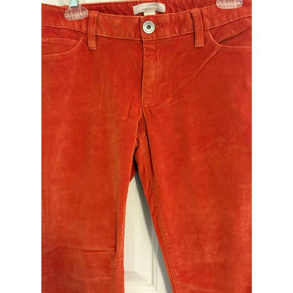 Banana Republic Winter Orange Corduroy Pants. Size 27 - Picture 4 of 8